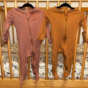 Mebie Baby footie bundle 3-6m